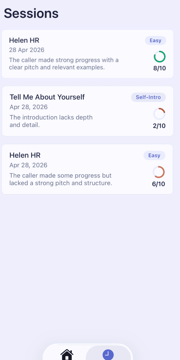 Pearl Speak app interface